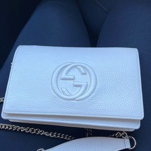 WHITE GUCCI CROSSBODY